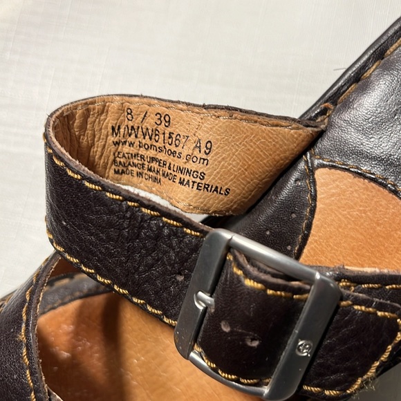 Born Brown Leather Sandals size 8/39 - Picture 7 of 8